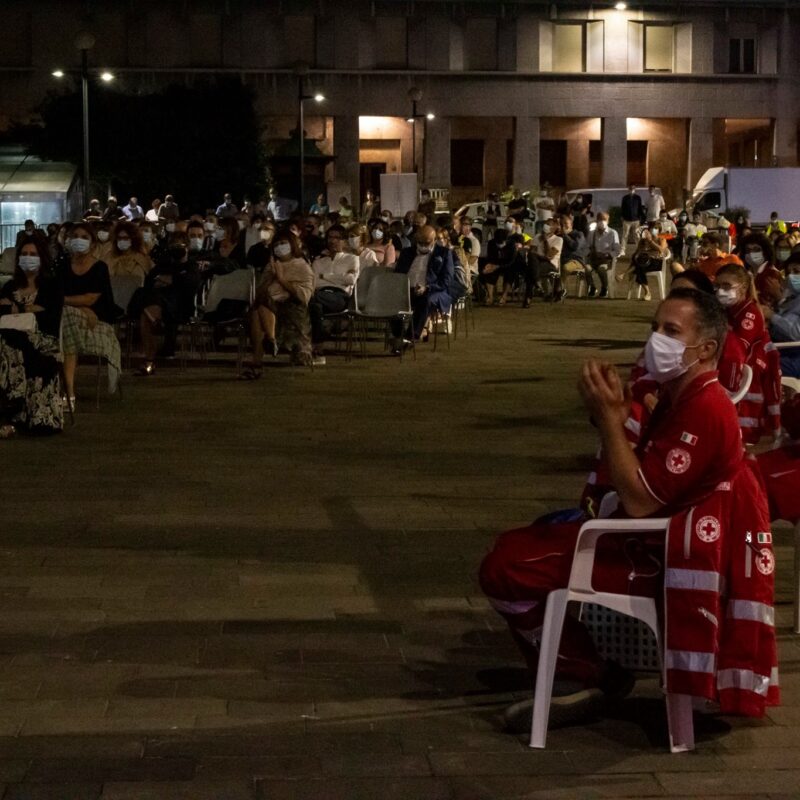 Presentazione del docufilm "A Viso Aperto" in Piazza Marconi a Cremona