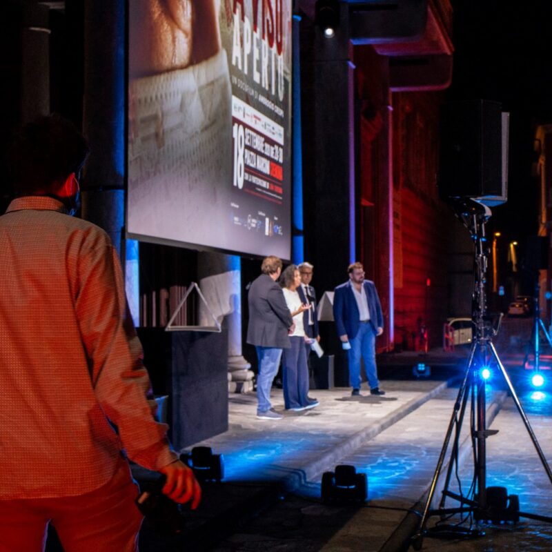 Presentazione del docufilm "A Viso Aperto" in Piazza Marconi a Cremona