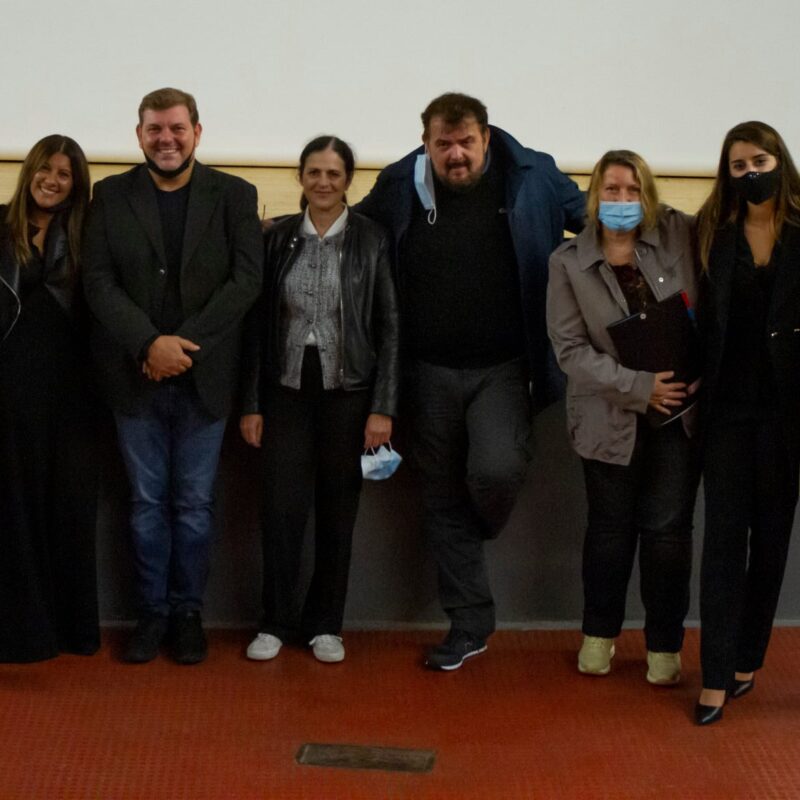 I protagonisti della presentazione del docufilm "A Viso Aperto", presso il Cinema Pax di Cinisello Balsamo