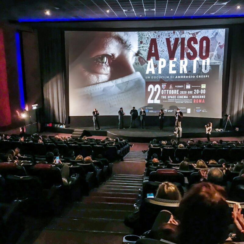 Presentazione del docufilm "A Viso Aperto" presso il Cinema The Space a Roma